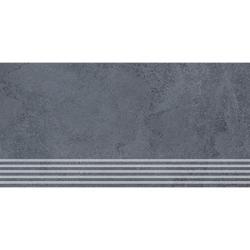 VitrA 30x60, Beton-X, Basamak, Antrasit, R10B