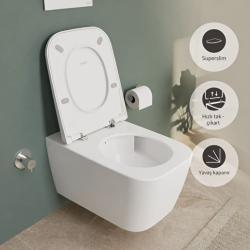 VitrA Metropole Square QuantumFlush Asma klozet