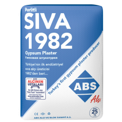 ABS Alçı Sıva 1982 Perlitli Sıva Alçısı 35 kg