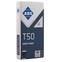 ABS Alçı T50 Grout Harcı 25 kg Gri