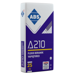 ABS Alçı A210 Fleks Seramik Yapıştırıcı 25 kg Gri