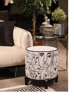 Adawall No Face Ahşap Ayaklı Puf PUF115