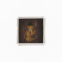 Adawall Mr. Tiger Pleksi Tepsi PT2100 25x25 cm