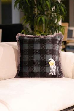 Adawall Şövalye Teddy Kadife Yastık EY265 45x45 cm Kılıf (Dolgusuz)