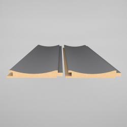 AGT LB-3821 Safari Gri 127x2800x18 mm 3D Duvar Paneli