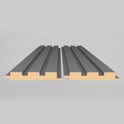 AGT LB 3771 Soft Touch Kaya Gri 120x2800x18 mm 3D Duvar Paneli