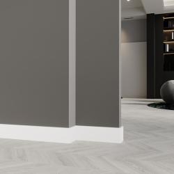 AGT SPR-8103 Soft Touch Beyaz 96x12 mm 2,8 m Süpürgelik