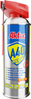 Akfix A40 Korozyon Önleyici, Yağlayıcı ve Çok Amaçlı Koruyucu 400 ml