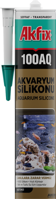 Akfix 100AQ Akvaryum Silikonu Şeffaf 280 ml