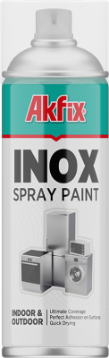 Akfix Inox Sprey Boya Paslanmaz Çelik Efekt 400 ml