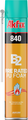 Akfix 840 Yangına Dayanıklı B2 PU Köpük 750 ml