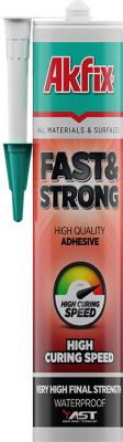 Akfix Fast & Strong Hızlı Kürleşen Güçlü Yapıştırıcı Beyaz 290 ml