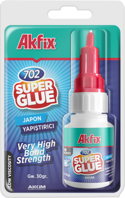 Akfix 702LV Süper Japon Yapıştırıcısı 30 g
