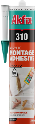 Akfix 310 Montaj Yapıştırıcı Beyaz 310 ml