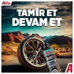 Akfix A107 Lastik Tamir Spreyi 300 ml uygulama örneği