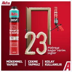 Akfix 805P Profesyonel Poliüretan Montaj Köpüğü 750 ml