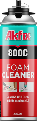 Akfix 800C PU Köpük ve Köpük Tabancası Temizleyici Sprey 500 ml