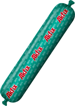 Akfix P635 Poliüretan Yapı İnşaat Mastiği Siyah 600 ml