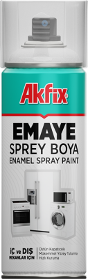 Akfix Enamel Sprey Boya Beyaz 400 ml