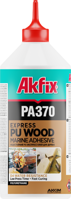 Akfix PA370 PU Ekspres Ahşap Tutkalı (Deniz Tutkalı) 500 g