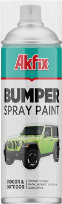 Akfix Oto Tampon Sprey Boya Siyah 400 ml