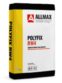 Allmax Polyfix RW4 Taşyünü Isı Yalıtım Levha Yapıştırma Harcı 25 kg