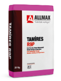 Allmax Tamires R9P Hızlı Priz Alan Menhol Tesviye ve Tamir Harcı 25 kg