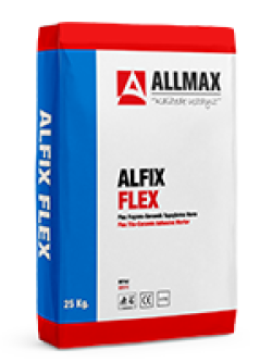 Allmax Alfix Flex Fayans-Seramik Yapıştırma Harcı Beyaz 25 kg