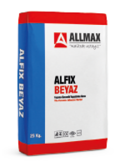Allmax Alfix Beyaz Fayans-Seramik Yapıştırma Harcı 25 kg