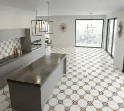 Altın Seramik 20x20 Papatya uygulama örneği