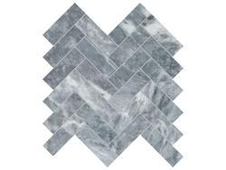 Anatolia 3,3x10 Aqua Intenso Herringbone Mozaik Patinato