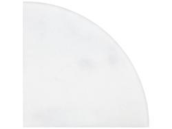 Anatolia 23x23 Bianco Venatino Köşe Rafı Honlu