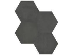 Anatolia 17,5x17,5 Form Graphite Hexagon Mat