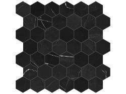 Anatolia 4,9x4,9 Galaxia Nero Hexagon Mozaik Cilalı