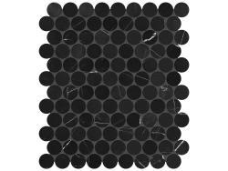 Anatolia 3x3 Galaxia Nero Penny Round Mozaik Cilalı