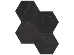 Anatolia 15x15 La Marca Nero Venato Hexagon Mozaik Honlu