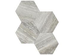 Anatolia 15x15 La Marca Travertino Instrata Hexagon Mozaik Parlak