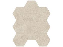 Anatolia 10x10 Lithoform Crosscut Coast Hexagon Mozaik Organik Mat