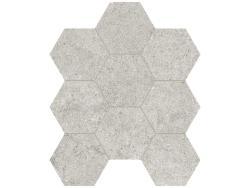 Anatolia 10x10 Lithoform Crosscut Twilight Hexagon Mozaik Organik Mat