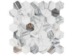 Anatolia 5x5 Majesto Calacatta Corchia Hexagon Mozaik Honlu