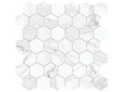 Anatolia 5x5 Majesto Statuario Hexagon Mozaik Vintage