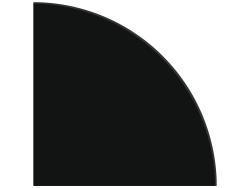 Anatolia 22,6x22,6 Marmiline Midnight Köşe Rafı Parlak