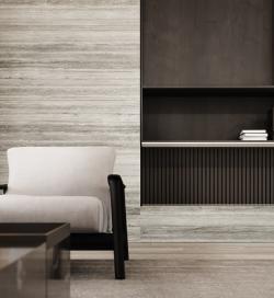 Anatolia 9,8x30 La Marca Travertino Instrata Rektifiye Parlak