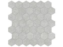 Anatolia 5x5 Mjörk Ash Hexagon Mozaik Mat
