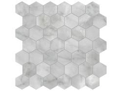 Anatolia 5x5 Plata Onyx Crystallo Hexagon Mozaik Parlak