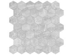 Anatolia 5x5 Plata Perla Grigia Hexagon Mozaik Parlak