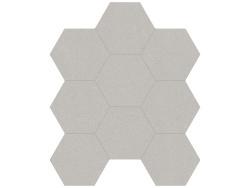 Anatolia 10x10 Serena Pewter Hexagon Mozaik Organik Mat