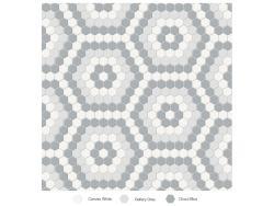 Anatolia Soho Afternoon Blend Hexagon Pattern Mozaik Mat