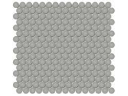 Anatolia 1,9x1,9 Soho Cement Chic Penny Round Mozaik Parlak