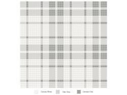 Anatolia Soho Evening Blend Plaid Pattern Mozaik Mat